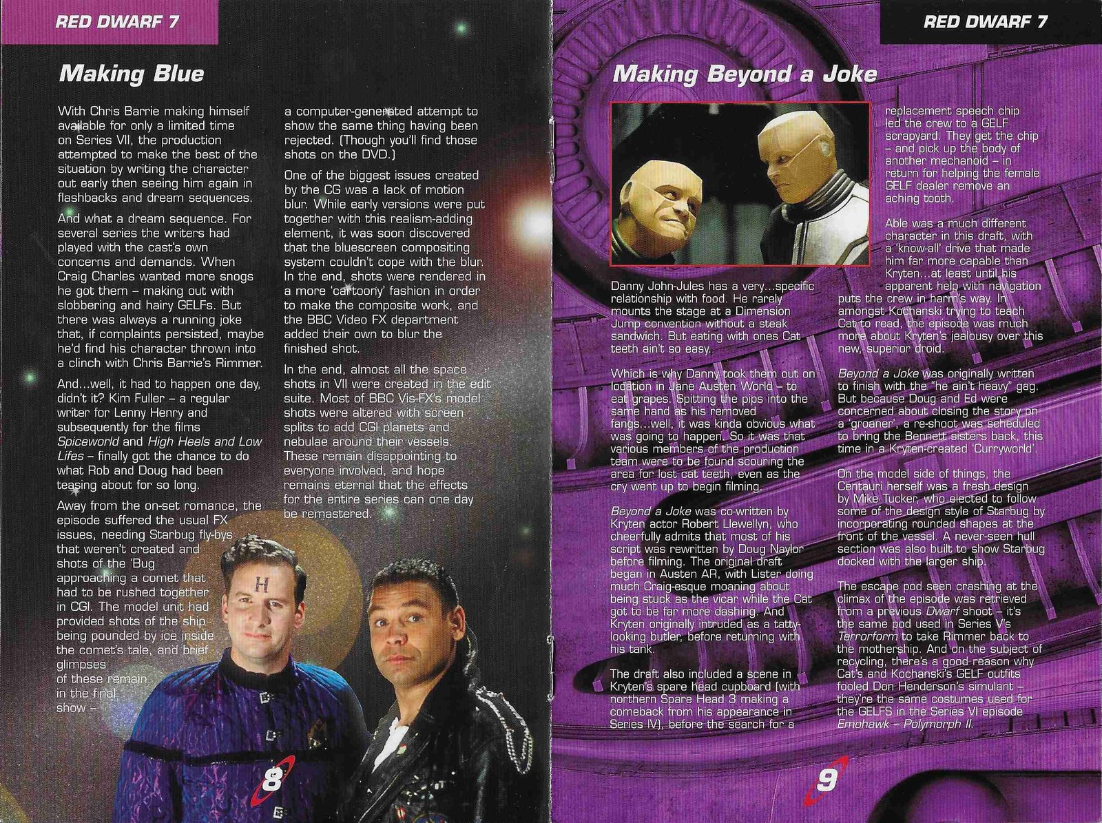Inserts from BBCDVD 1692